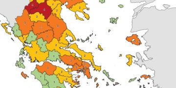Αυτές είναι οι περιοχές που θα ισχύσουν απο αύριο τα νέα μέτρα προστασίας από τον κορωνοϊό[Χάρτης]