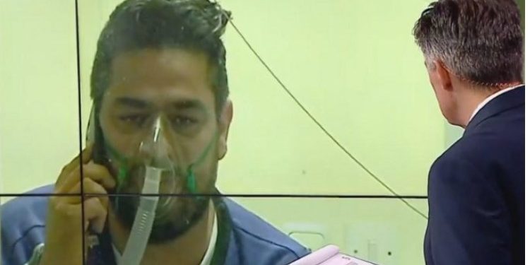 Κορονοϊός: Συγκίνησε ο 42χρονος που μίλησε με το οξυγόνο από το ΑΧΕΠΑ[video]