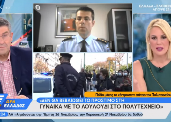 Δεν θα πληρώσει πρόστιμο η γυναίκα που πήγε να αφήσει ένα λουλούδι στο Πολυτεχνείο