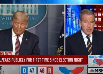 Διέκοψαν το απευθείας «διάγγελμα» Τραμπ – «Πρέπει να διορθώσουμε αυτά που είπε ο πρόεδρος» (Video)