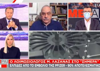 Λαζανάς: Ενθαρρυντικά τα αποτελέσματα του εμβολίου της Pfizer – Δεν είμαστε τυπικοί στην τήρηση του lockdown