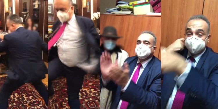 Alldaynews.gr «Σεισμός, σεισμός Δημήτρης Βερβεσός» με ζεϊμπέκικα και συνωστισμό – Βίντεο από το πάρτι