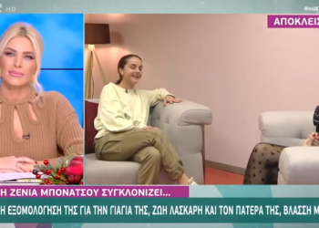Ζένια Μπονάτσου: «Mπαίνω στο Youtube και βλέπω τον μπαμπά μου» (Video)