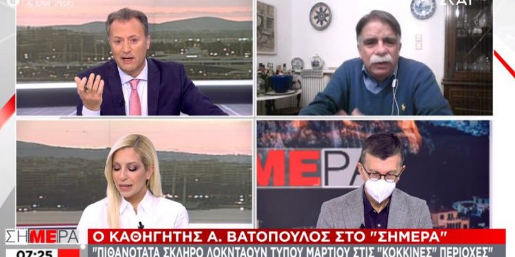 Βατόπουλος: Lockdown σε Δ. Αττική-Κοζάνη & Μείωση ορίου στα τραπέζια Χριστουγέννων