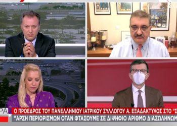Δυσοίωνος Εξαδάκτυλος: Άρση του lockdown όταν ο αριθμός διασωληνωμένων είναι διψήφιος