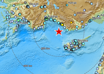 Σεισμός 5.2 Ρίχτερ βόρεια της Κύπρου