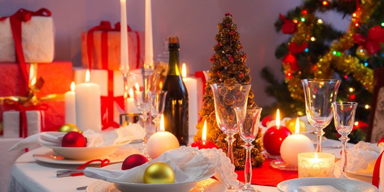 xmas χριστουγεννιάτικο τραπέζι Πρωτοχρονιά