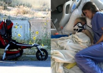 Είδα τα παιδιά μου να χάνονται-Το αυτοκίνητο χτύπησε το καρότσι και εκτοξεύτηκαν 5 μέτρα μακριά