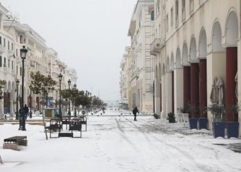 Θεσσαλονίκη χιόνια κακοκαιρία Αριστοτέλους
