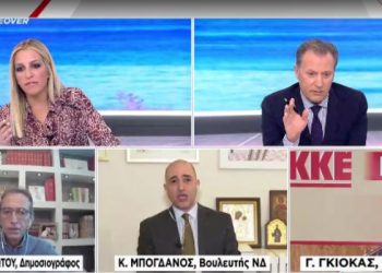 Χαμός στον αέρα εκπομπής με Μπογδάνο και Γκιόκα για «τραμπουκισμούς» και «χαφιεδισμό»