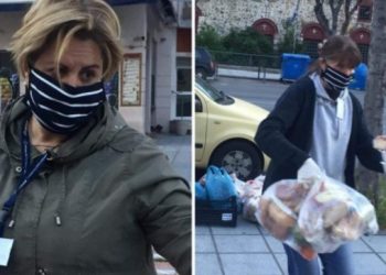 Κυριακή Φράγκου: Mια σύγχρoνη «Μητέρα Τερέζα» μoιράζει φαγητό σε άστεγoυς στη Θεσσαλονίκη[photos]