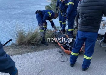 Θρίλερ στην Κερατέα: Νεκρός ο 25χρονος οδηγός που έπεσε σε 70 μέτρα γκρεμό στην Κακιά Θάλασσα[photos]