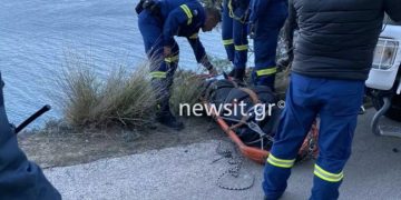 Θρίλερ στην Κερατέα: Νεκρός ο 25χρονος οδηγός που έπεσε σε 70 μέτρα γκρεμό στην Κακιά Θάλασσα[photos]