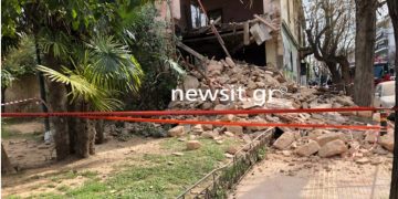 Κατέρρευσε κτίριο στο κέντρο της Αθήνας – Βρέθηκε σώος ένας άνδρας [photos]