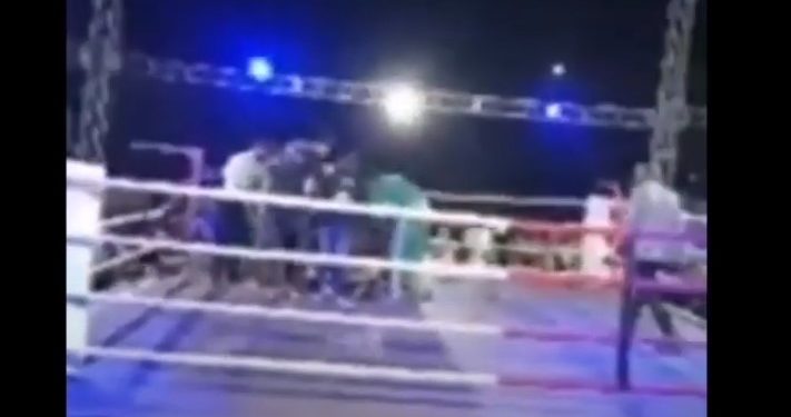 Πυγμάχος πέθανε μετά από νοκ άουτ κατά την διάρκεια αγώνα φιλανθρωπικού χαρακτήρα[video Σοκ]