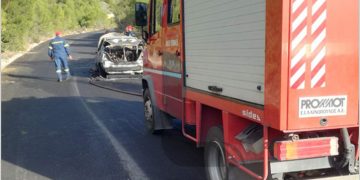 Alldaynews.gr Λουτράκι: Αυτοκίνητο τυλίχθηκε στις φλόγες – Σώθηκαν τέσσερις γυναίκες