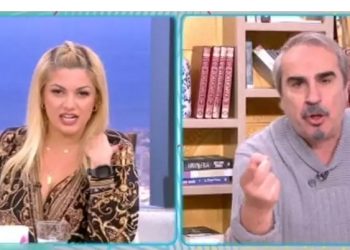 Άγριος καβγάς στον αέρα: «Είναι λεκές! Μη μου κουνάς το δάχτυλο! Σε μένα το λες αυτό;»