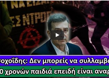 Όταν ο Χρυσοχοΐδης καταδίκαζε την αστυνομική βία! «Δεν μπορείς να συλλαμβάνεις 15-20 χρονών παιδιά επειδή είναι αναρχικοί»[video]