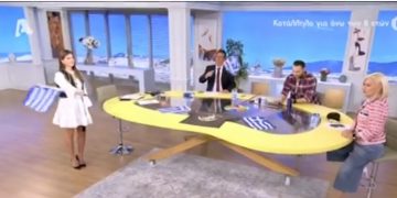 Happy Day: Ντυμένη τσολιάς η Σταματίνα Τσιμτσιλή στην εκπομπή[video]