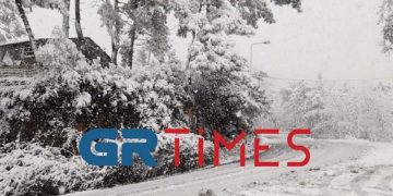 Alldaynews.gr Καιρός – Θάσος: Σφοδρή χιονόπτωση – Στα λευκά όλο το νησί (pics, vid)