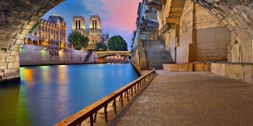 Alldaynews.gr Παρίσι Σηκουάνας cathedral-river-boulevard-france-dame-twilight-Paris