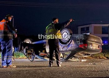 Θεσσαλονίκη: Σοβαρό τροχαίο – Στο νοσοκομείο 24χρονος (pics, vid)