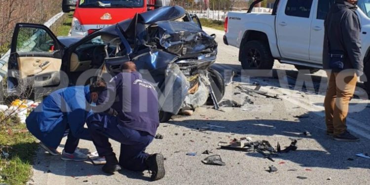 Ένας νεκρός και τέσσερις τραυματίες σε τροχαίο δυστύχημα στην Καβάλα[photos]