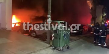 Alldaynews.gr Θεσσαλονίκη: Μεγάλη φωτιά από εμπρησμό σε πολυκατοικία – Κινδύνευσαν ζωές (vid)