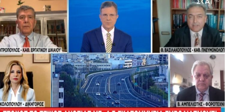 Βασιλακόπουλος: Θα έχουμε μικρή αύξηση κρουσμάτων το Πάσχα-Συναντήσεις έξω, στα μπαλκόνια