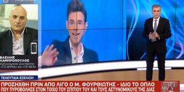 Προσήχθη στη ΓΑΔΑ ο Μένιος Φουρθιώτης-Κατηγορείται ότι σκηνοθέτησε την επίθεση έξω από το σπίτι του[video]