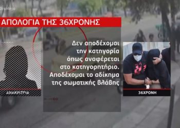 Επίθεση με Βιτριόλι: Δεν έχει μετανιώσει η κατηγορούμενη–Είχε συνεργό