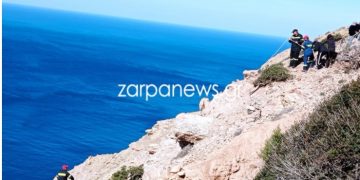 Τραγωδία στη Γαύδο: Νεκρή η 25χρονη επιβάτης του Ι.Χ. που έπεσε σε γκρεμό[photos]