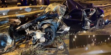 Σοκαριστικό τροχαίο στο Μαρούσι την ώρα που έκαναν κόντρες[video]