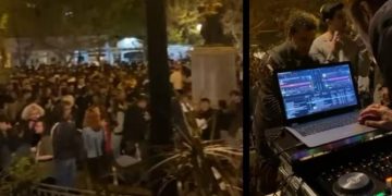 Alldaynews.gr Χαμός και στην Κυψέλη: Κορονοπάρτι με DJ και εκατοντάδες άτομα (video)