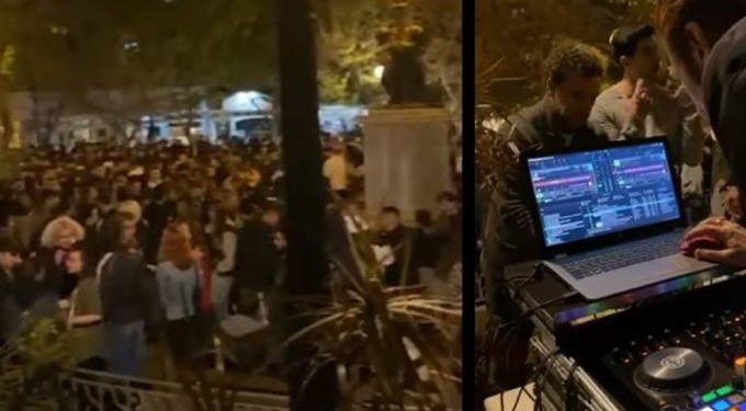 Alldaynews.gr Χαμός και στην Κυψέλη: Κορονοπάρτι με DJ και εκατοντάδες άτομα (video)