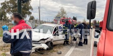 Σφοδρό τροχαίο με τραυματία έναν 34χρονο αστυνομικό – Ανακοίνωση από την πυροσβεστική (pics)