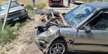 Λαμία: Σοβαρό τροχαίο με τέσσερις τραυματίες[video]