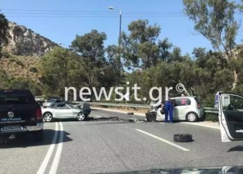 Συμβαίνει Τώρα: Σοβαρό τροχαίο στην Λ. Σουνίου-40χρονη γυναίκα χωρίς τις αισθήσεις της[Φωτογραφίες]