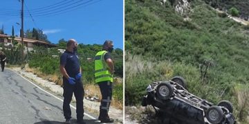 Νέα Τραγωδία: Έπεσαν σε γκρεμό 15 μέτρων-Νεκρός ο οδηγός[Φωτογραφίες]