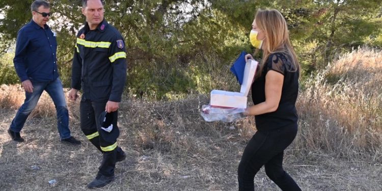 Φωτιά στην Κορινθία: Μοίρασε γλυκά στους πυροσβέστες που έσωσαν το σπίτι της από τις φλόγες[Φωτογραφίες]