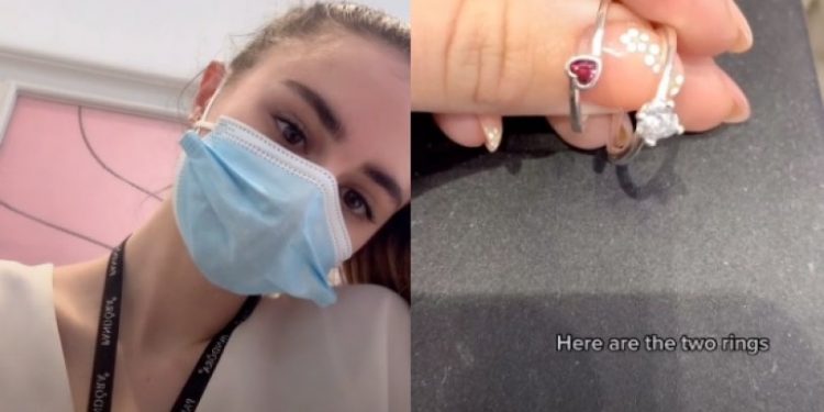 Υπάλληλος καίει πελάτη: «Εάν αυτός είναι ο άντρας σου, μόλις αγόρασε δύο δαχτυλίδια για την «κοπέλα του και την ερωμένη του»