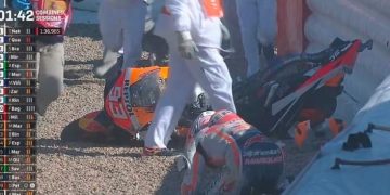 Alldaynews.gr Moto gp: Σοκαριστικό ατύχημα, σώθηκε από θαύμα ο Μάρκεθ (vid)
