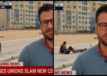 Ποδηλάτης πάει να βγάλει selfie εν κινήσει και τρώει μυθική τούμπα live στην τηλεόραση (vid)