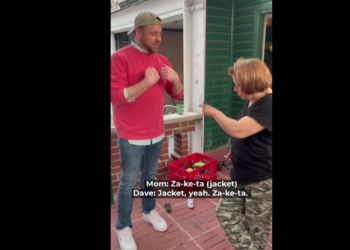 Έπος: Ελληνίδα μάνα παλεύει να μάθει ελληνικά τον αμερικανό σύντροφο του γιου της (vid)