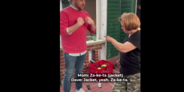 Alldaynews.gr Έπος: Ελληνίδα μάνα παλεύει να μάθει ελληνικά τον αμερικανό σύντροφο του γιου της (vid)