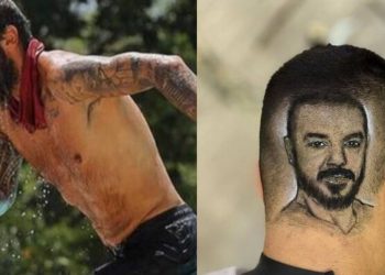 Survivor: Σχημάτισε στο κεφάλι του το πρόσωπο του Τριαντάφυλλου!