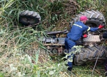 17χρονος καταπλακώθηκε από τρακτέρ-Σώθηκε με ελαφρά τραύματα[Φωτογραφίες]