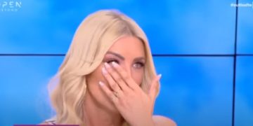 Ξέσπασε σε κλάματα η Κατερίνα Καινούργιου: Δεν θα έπρεπε να το είχαμε τραβήξει[video]