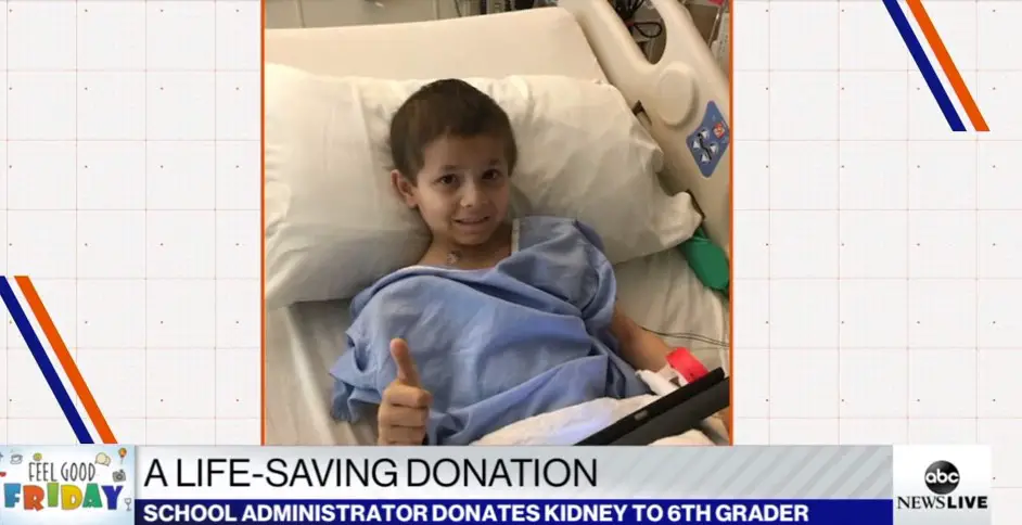 Δασκάλα δώρισε το νεφρό της σε 11χρονο μαθητής της και του χάρισε μια νέα ζωή[video]