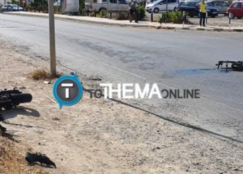 Κόπηκε στα 2 η μοτοσυκλέτα-Σοκαριστικό τροχαίο με Αστυνομικό στην Κύπρο[photos]